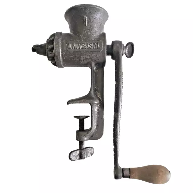 Universal No. 1 Meat Grinder & Food Chopper LF&C New Britain Conn USA Pat 1897