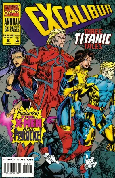 Excalibur Annual #2 Comic 1994 - Marvel Comics - Captain Britain Psylocke X-Men