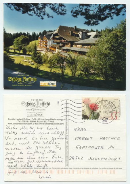 84012 - Hornberg-Niederwasser - Hotel Beautiful View - Postcard, Run