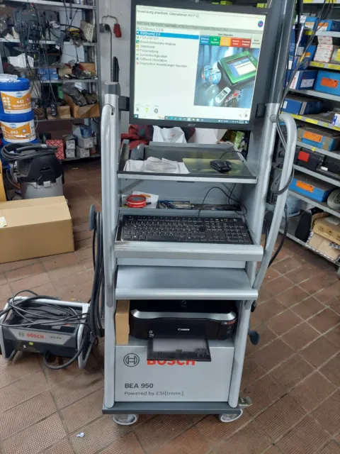 Bosch BEA 950 , Diagnosetester ,Abgastester Benzin /Diesel ,Motortester KTS 540