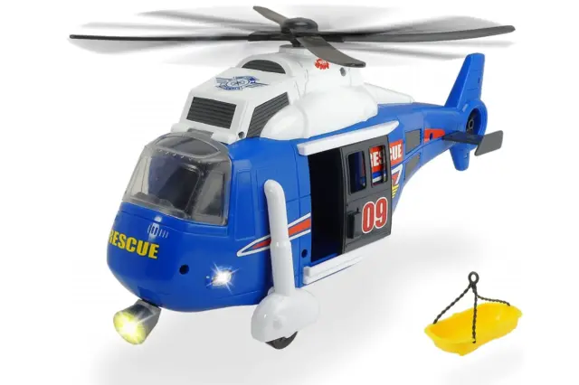 Dickie 203308356 Toys Spielzeughelikopter mit batteriebetriebenen Drehpropeller