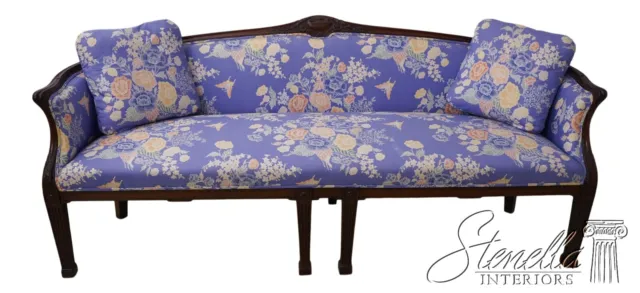 F62193EC: Early 19th C. English Adam Style Mahogany Sofa
