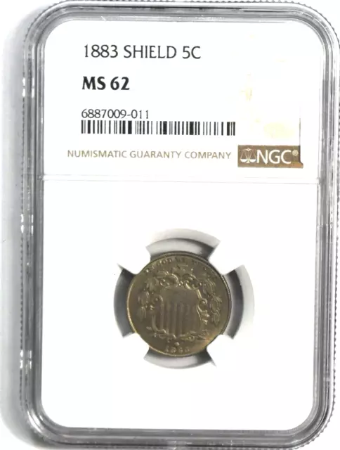 1883 5c Proof Shield Nickel Five Cents US Coin PF65 Cameo NGC