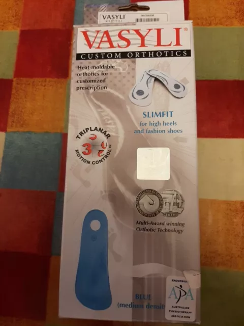 Vasyli Custom Orthotics Slimfit brandneu in Originalverpackung