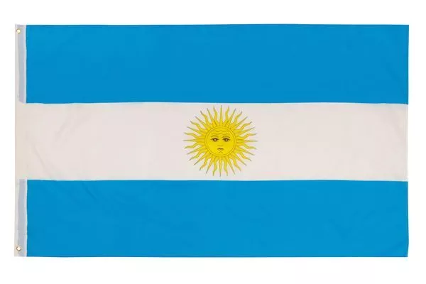 Argentinien Flagge Argentinische Fahne Hissflagge Nationalflagge Ösen 90 150 Cm
