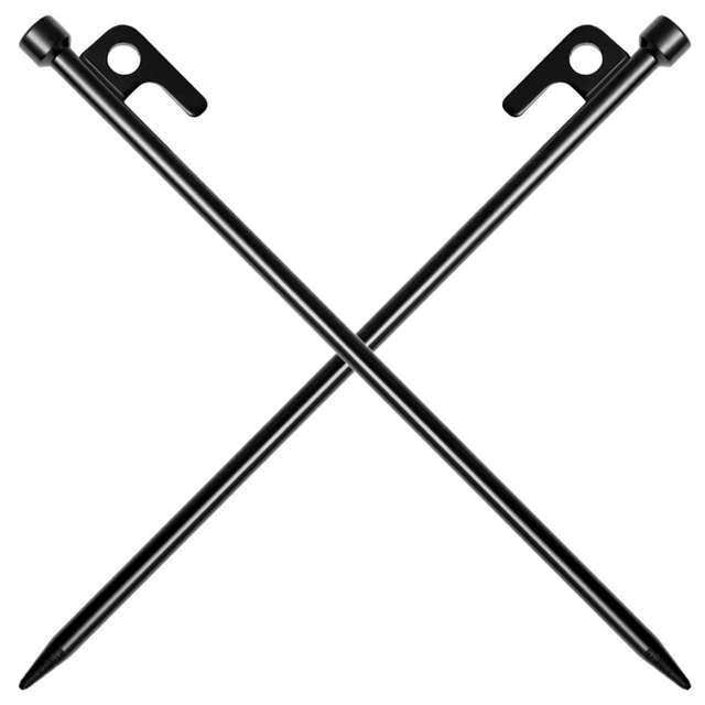 FIXATION TENTE PIQUETS Oeil Ferme Corniere 18cm + Cordes Hauban