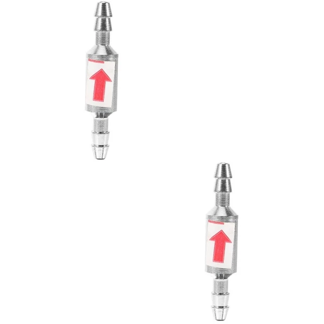 2PCS Valve d'échec pour les lignes d'air de pompe d'air Connecteur en acier