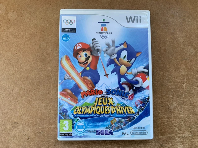 JEU NINTENDO WII Mario & Sonic Aux Jeux Olympiques D'hiver Complet EUR