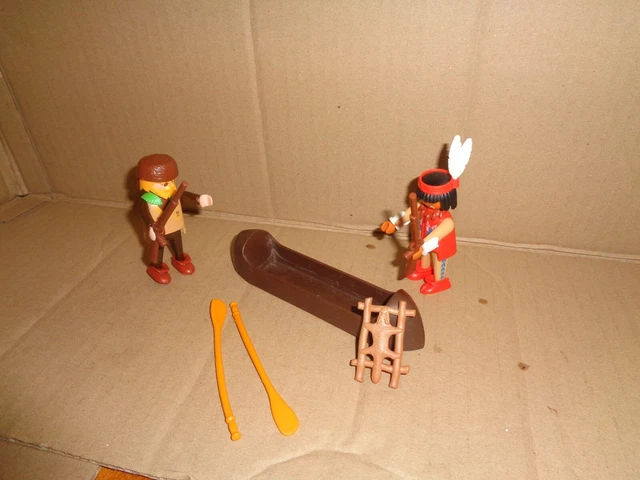 Playmobil Vintage Western – Trappeur Avec Chausson Et Carabine – Set 3397 De 1991