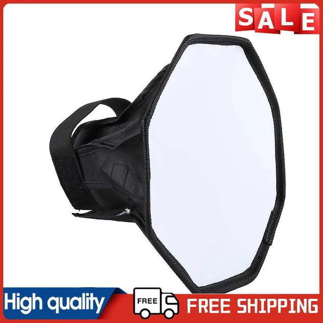 PULUZ Universal 20 cm Anillo Flash Paño Soft Box Plegable Speedlight Difusor