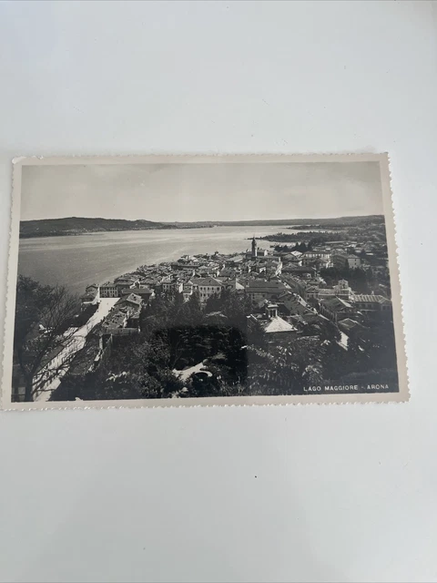 Cartolina Lago Maggiore - Arona - VIAGGIATA NEL 1950