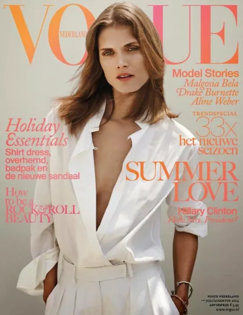 VOGUE Magazin NIEDERLAND Juli 2014 Malgosia Bela, Drake Burnette, Aline Weber NEU