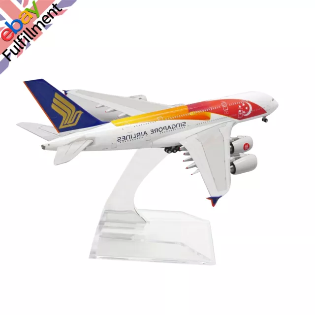 A380 Singapore Airlines SG50 Livery For Airbus Civil Airliner 1/400 Model 16cm