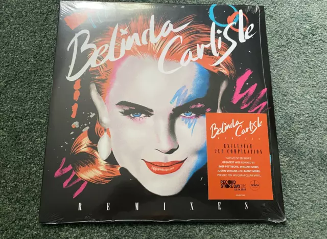 Belinda Carlisle Remixes  RSD 2023 Clear Vinyl 2 LP New/Sealed