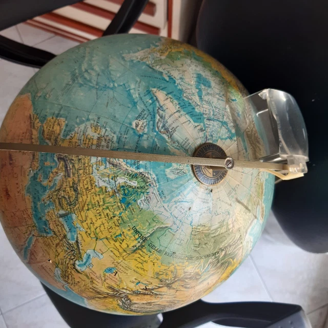 mappamondo  anni sessanta settanta