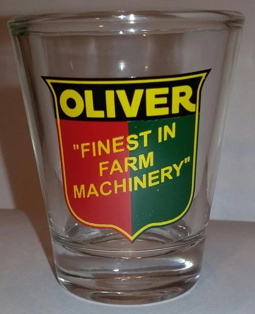 A Charming Oliver Farm Tractor  1  1/2 oz. Shot Glass # 1