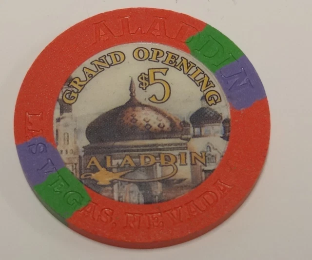 $5 New Aladdin Grand Opening August 2000  Las Vegas, Nevada