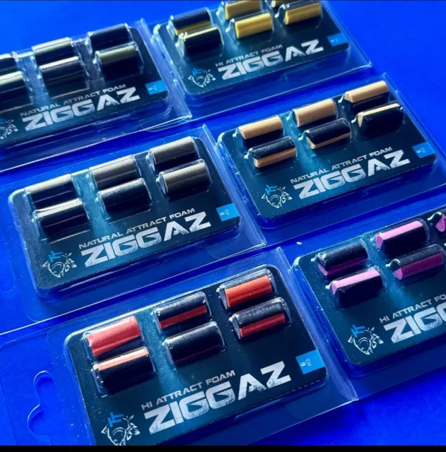 NASH Ziggaz - Mega pack!- Zig Fishing Hookbaits - High & Natural Attract Bundle