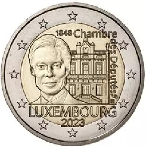 1x 2euro commémorative Luxembourg 2023 - Chambre des Députés (neuve)