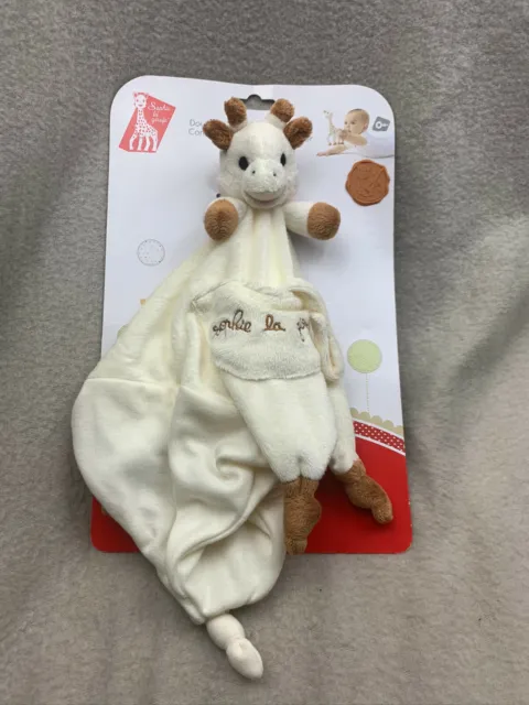 Brand New Sophie Giraffe comforter blankie blanket with soother dummy holder
