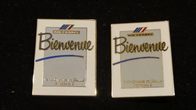 Lot composé de 1 pins et 1 broche Arthus Bertrand, Air France, Paris, aérogare