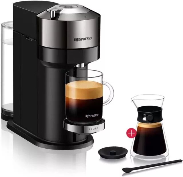 Cafetera de cápsulas - Nespresso® Krups Vertuo Plus XN9031, 1260 W, 1.2 L,  1 taz