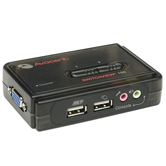 2SV120BND1 Emerson Network Power (SwitchView 2-Port USB KVM Switch with Audio) A