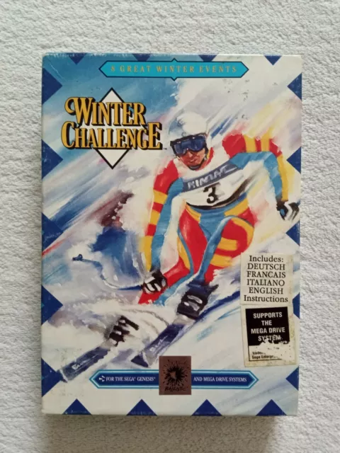 Winter Challenge jeu Sega Mega Drive - bon état