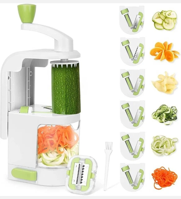 Sedhoom Spiralizzatore alimentare universale a 4 lame resistente.
