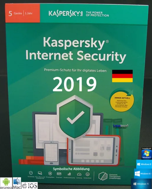 Kaspersky Internet Security 2019 version complète 5 appareils PC/Mac/Android + instructions