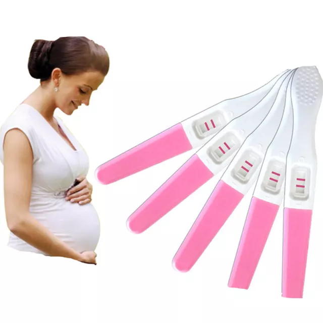 5Pcs Early Pregnancy Test Strips Stick Urine Women HCG Early Testing Pen K-tz 2