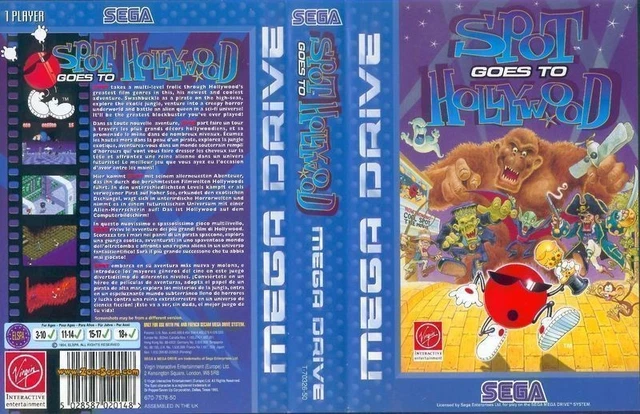 SPOT Goes To Hollywood Sur Sega Saturn – Disque Seul – Version USA NTSC
