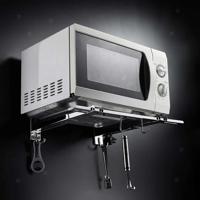 Support De Four à Micro-ondes - HOMDOX - Support Mural Extensible