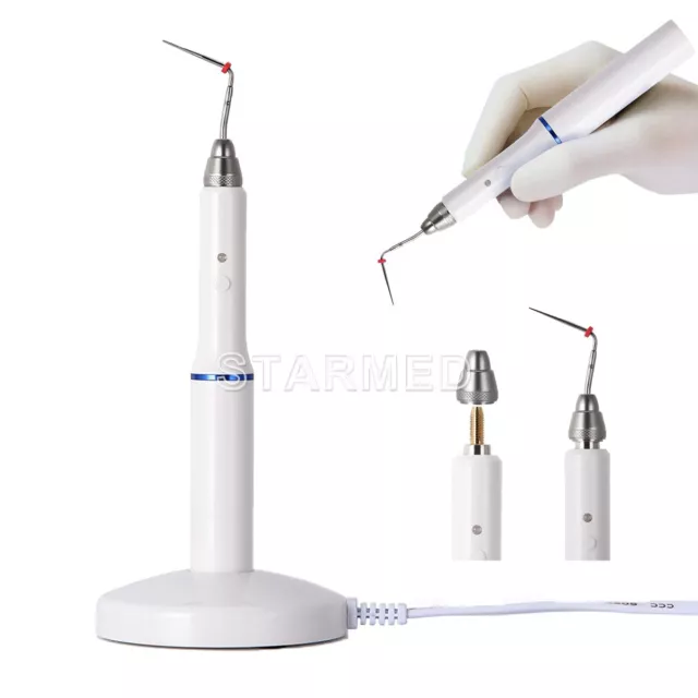 Sistema de obturación de gutapercha dental Endodoncia calentada pluma + 2 puntas