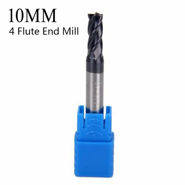 Ende Mühle Metallbearbeitung D10-10-75-TiAlN HRC50 Solid Wolfram Karbid 4 Flutes