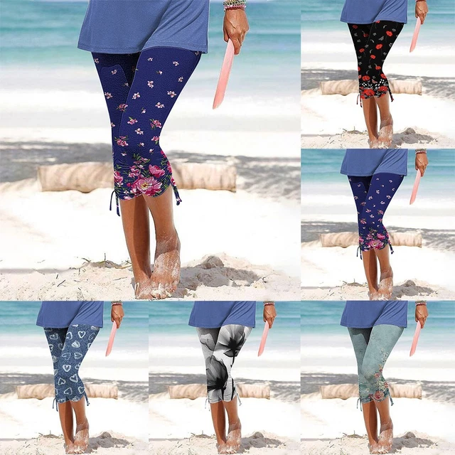 Pantaloni da donna traspiranti Capri di alta qualità cordini vita alta abbigliamento lounge