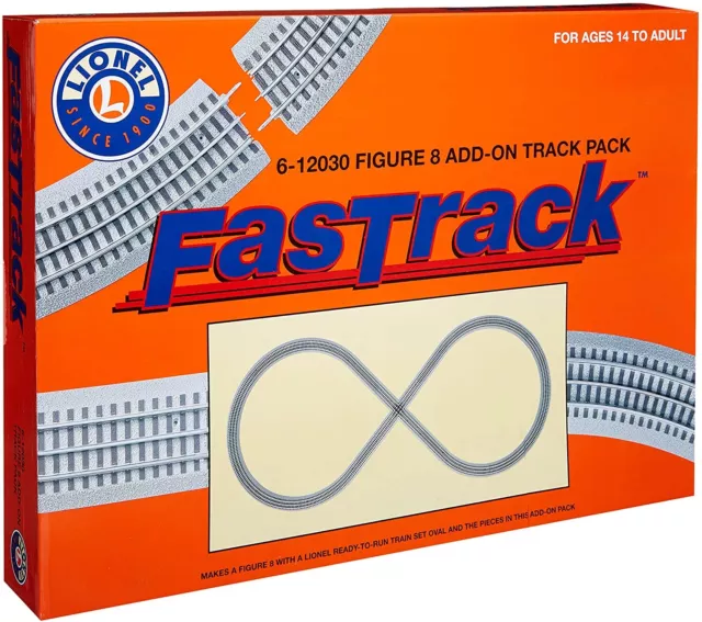 Lionel 6-12030 O Gauge Fastrack Figure 8 Track Pack - Brand New