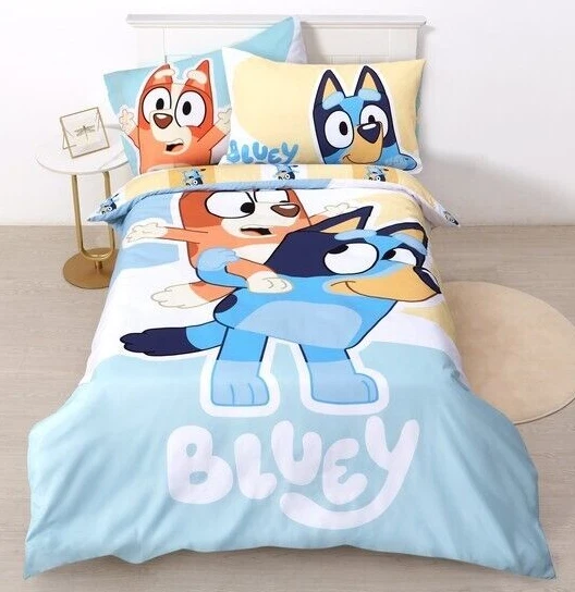  BLUEY Bluey Quilt Cover Set Double Bed Bingo Chilli Bandit £58.87 PicClick UK