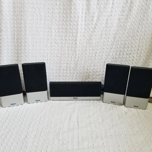 RCA RTD315 HOME Theater Surround Sound Speaker System Set 5 Piece Total