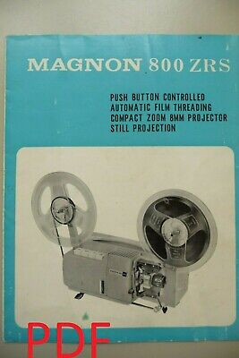Istruzioni CINE PROIETTORE BOLEX SOUND 715 714 8mm-CD/e-mail 