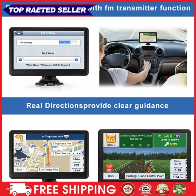 7 Zoll HD Auto GPS Navigation 256 MB + 8G Sat Nav Touchscreen USB TF (US)