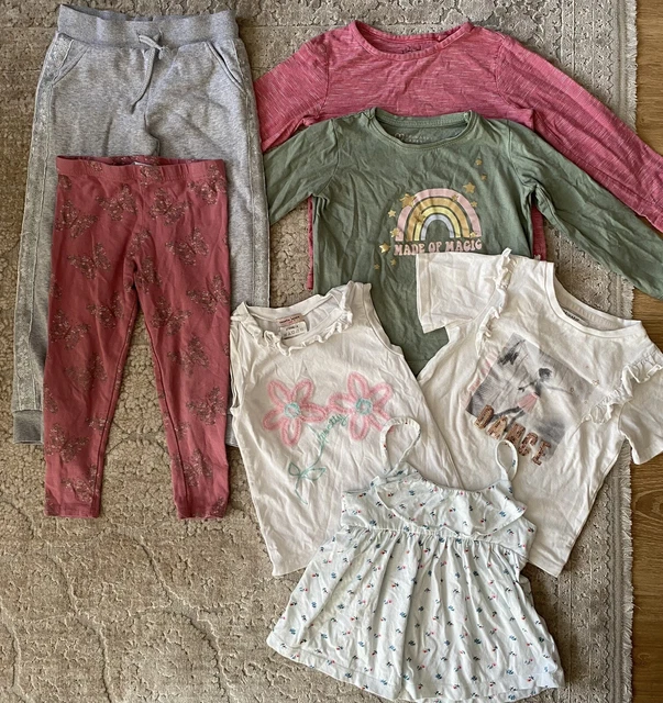 Girls Summer Clothes Bundle Age 4-5 Years 7 Items