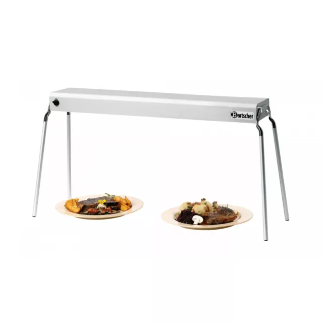 Pont thermique inox aluminium infrarouge (L)920 mm, 800 W, 220 V - MONO