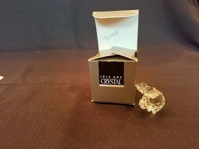 crystal figurine mini moose