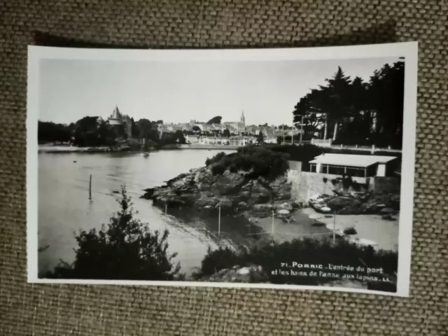 Cpa Pornic Entrée Du Port Et Bains De L Anse Aux Lapins