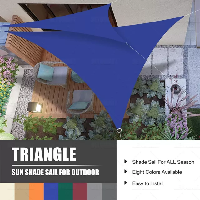 Sun Shade Sail Canopy Rectangle Sand Uv Block Sunshade For Backyard Deck Outdoor