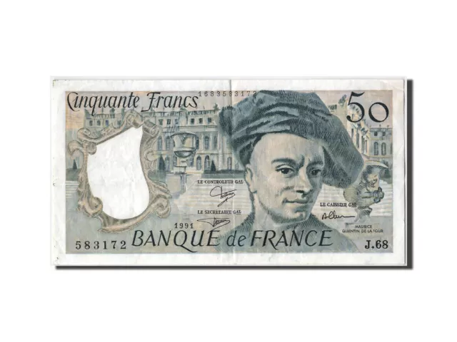 [#304093] Billet, France, 50 Francs, 50 F 1976-1992 ''Quentin de La Tour'', 1991