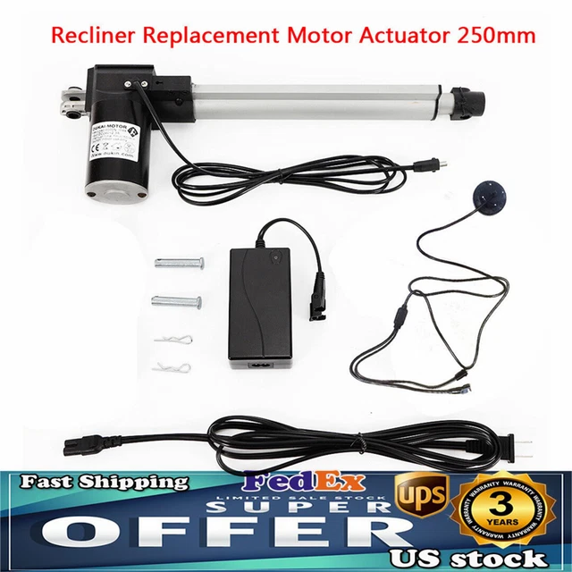 DC POWER RECLINER Motor Replacement Actuator Lift Mechanism Electric