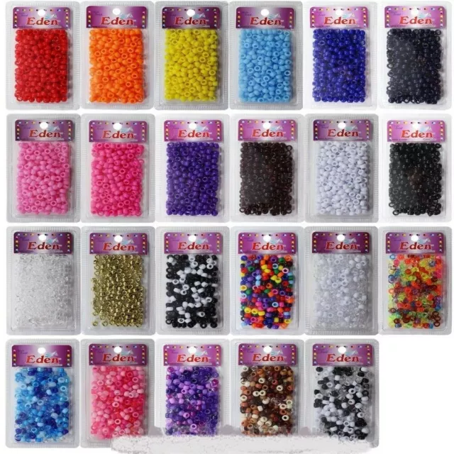 Opaque Pony Beads Barrel Shaped Ideal For Dummy Clips - Choose Your Colour