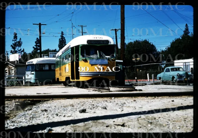 LAMTA PCC CAR 3156 ORIGINAL SLIDE 1963 Rowan & Dozier Loop